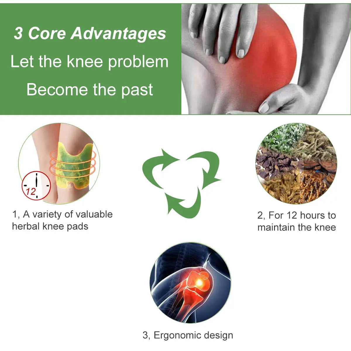 Natural Herbal Knee Patches - Buy 20 Get