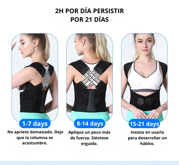 🔥Oferta de Black Friday🔥 Cinturón Corrector de Postura Ajustable – ¡50 unidades disponibles a precio de costo!