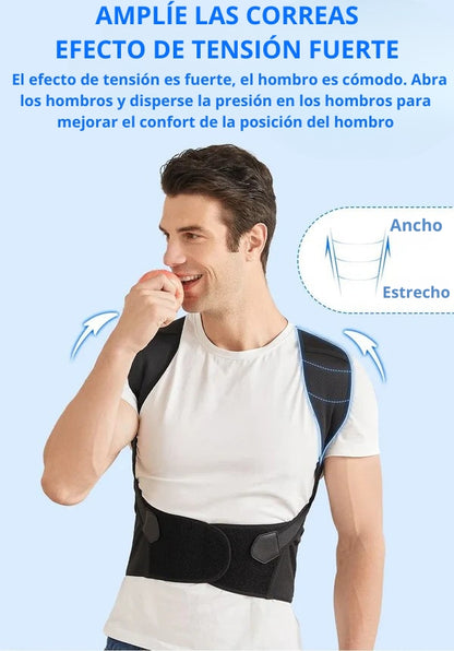 🔥Oferta de Black Friday🔥 Cinturón Corrector de Postura Ajustable – ¡50 unidades disponibles a precio de costo!