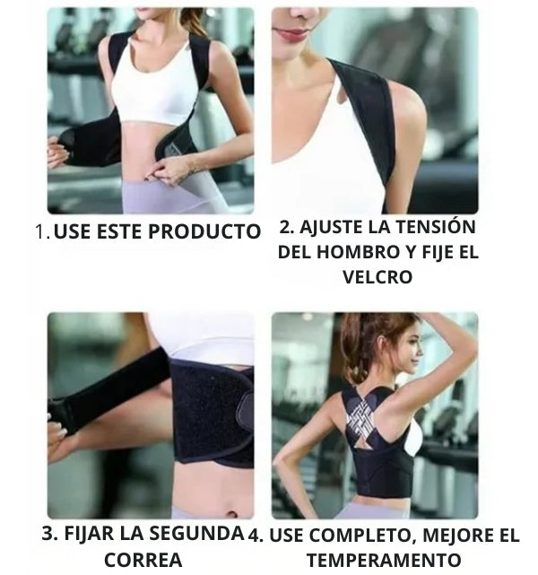🔥Oferta de Black Friday🔥 Cinturón Corrector de Postura Ajustable – ¡50 unidades disponibles a precio de costo!